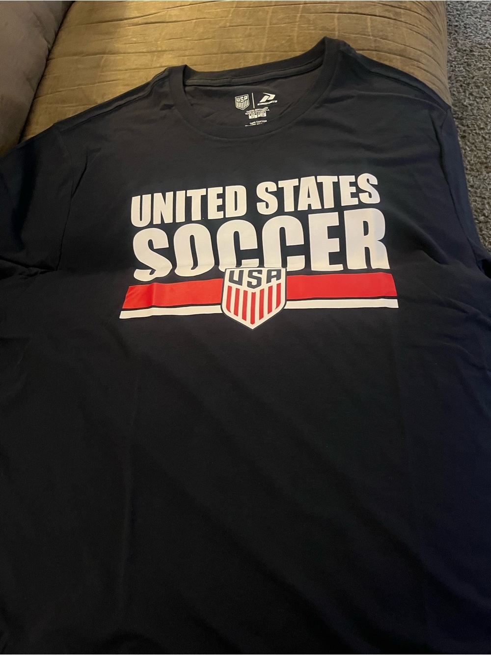 USA Soccer Graphic Tee - Navy Short Sleeve